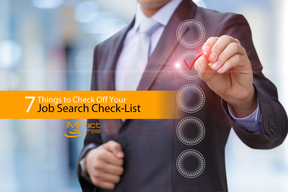 7 Things to Check Off Your Job Search Check List