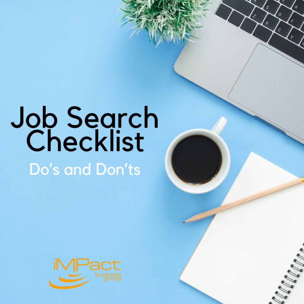 Job Search Checklist: Do's and Don'ts